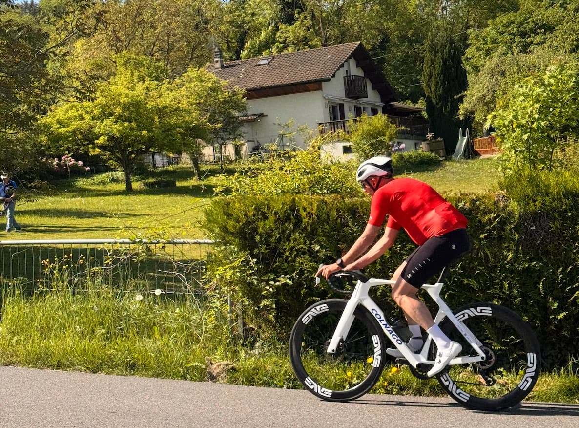 Cyclistes en groupe